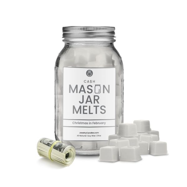 Christmas in february | Mason Jar Cash Wax Melts Online Hot Sale