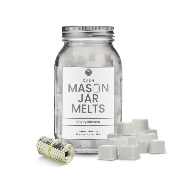 Cherry Blossom | Mason Jar Cash Wax Melts Sale