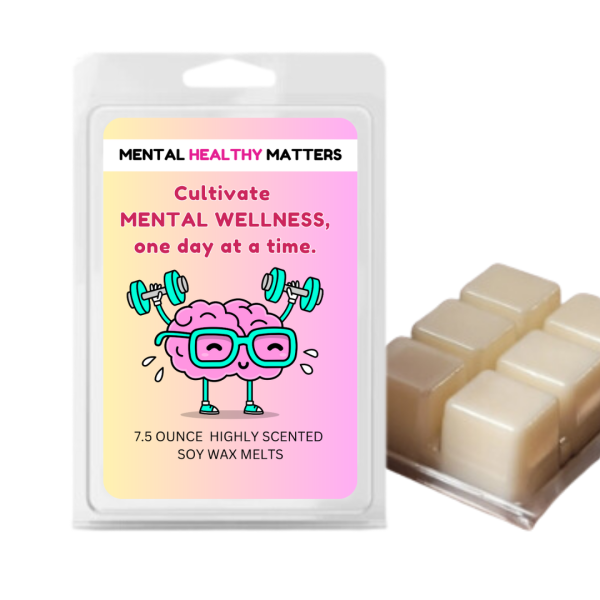 CULTIVATE MENTAL WELLNESS, ONE DAY AT A TIME | MENTAL HEALTH WAX MELTS Cheap