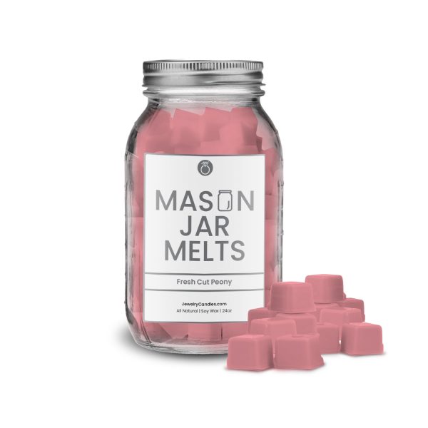 Fresh cut peony | Mason Jar Wax Melts Online Hot Sale